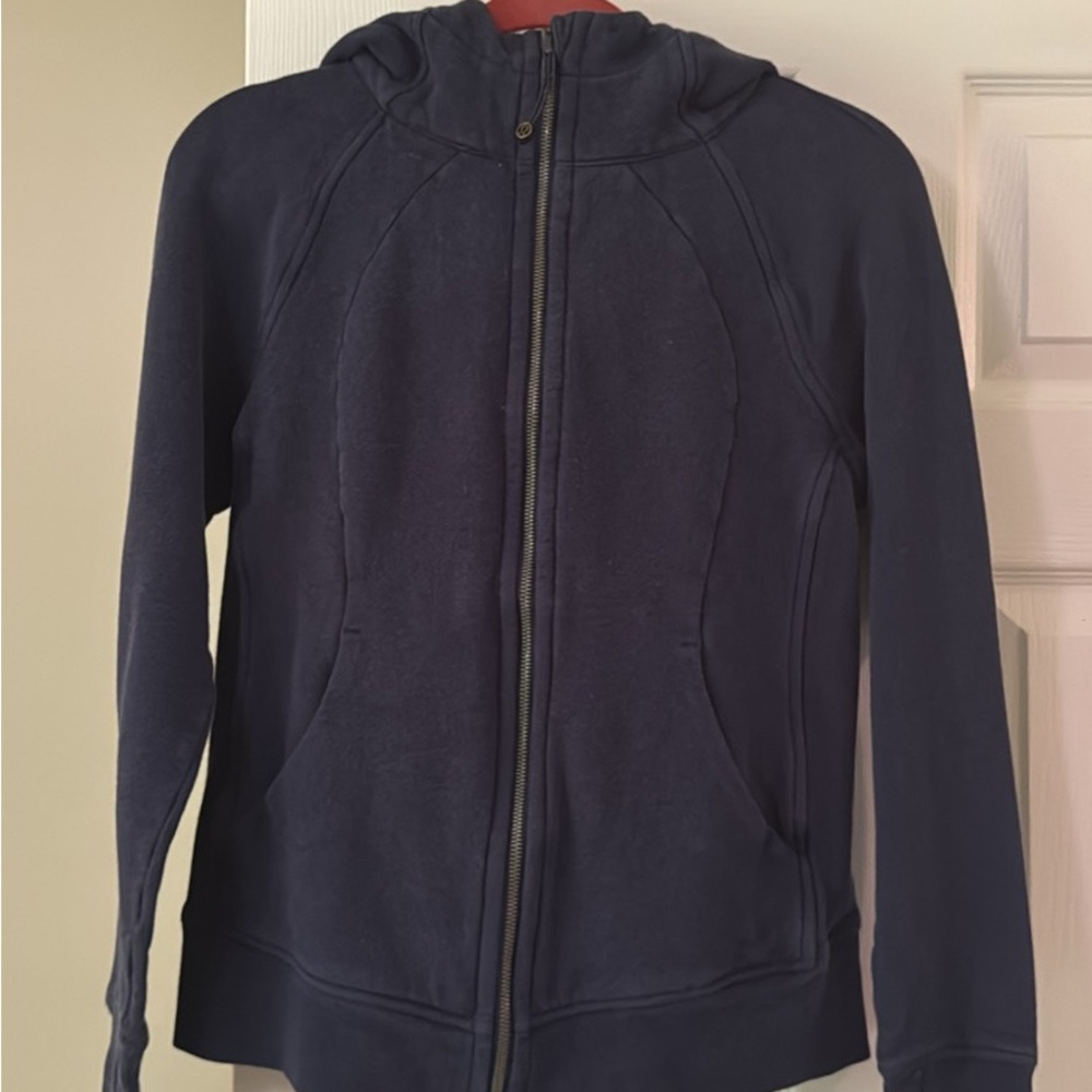 Navy Lululemon Scuba Zip Up